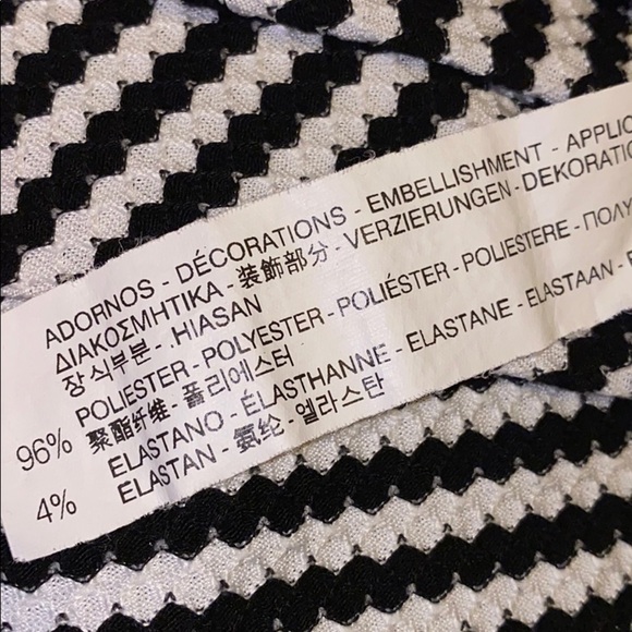 Zara white black print  tank Top - Picture 9 of 13